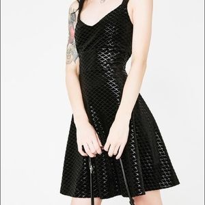KILLSTAR BLACK SEA SKATER DRESS